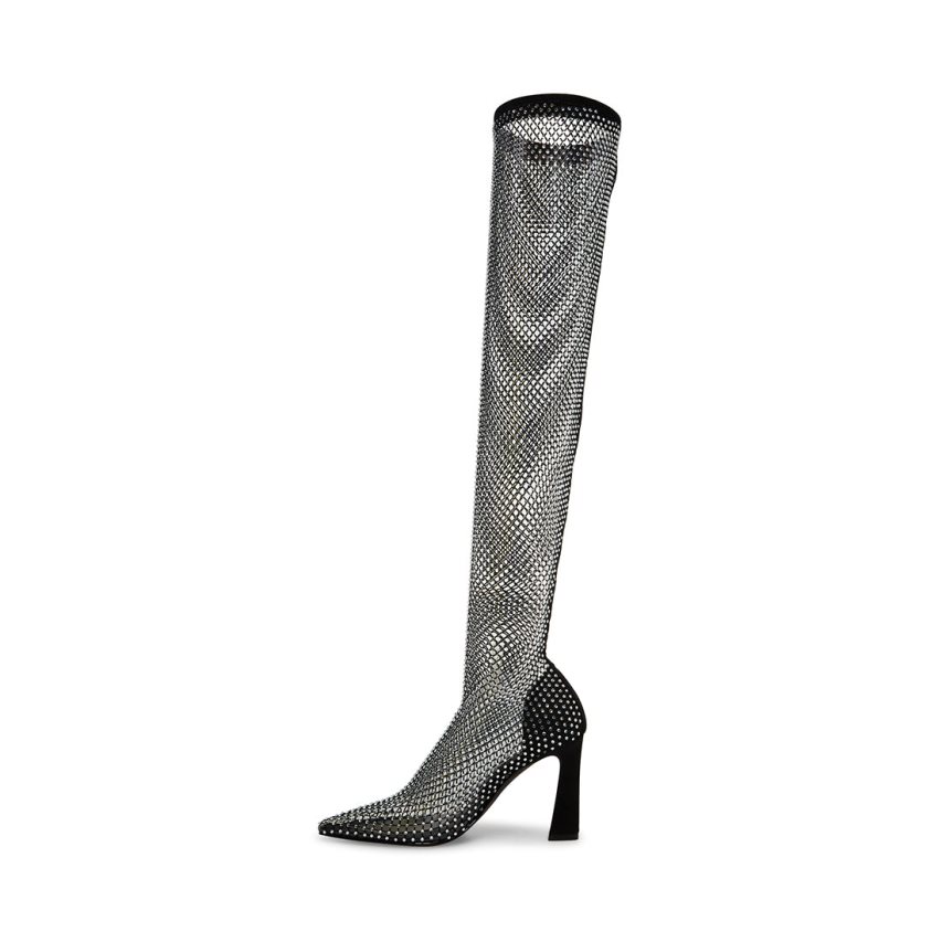 Silver Steve Madden Sapphire Women's Knee-high Boots | PH 2810JTC